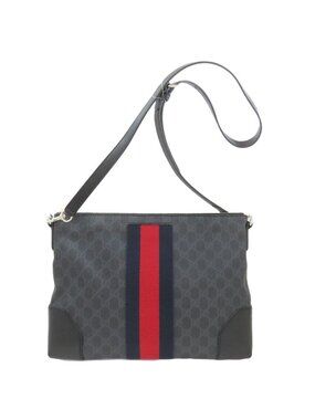 Gucci Long Shoulder GG Supreme Bag Canvas